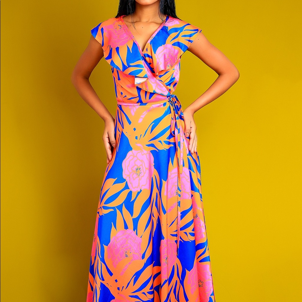 COPY - Tropical Vibes Women Maxi Dress